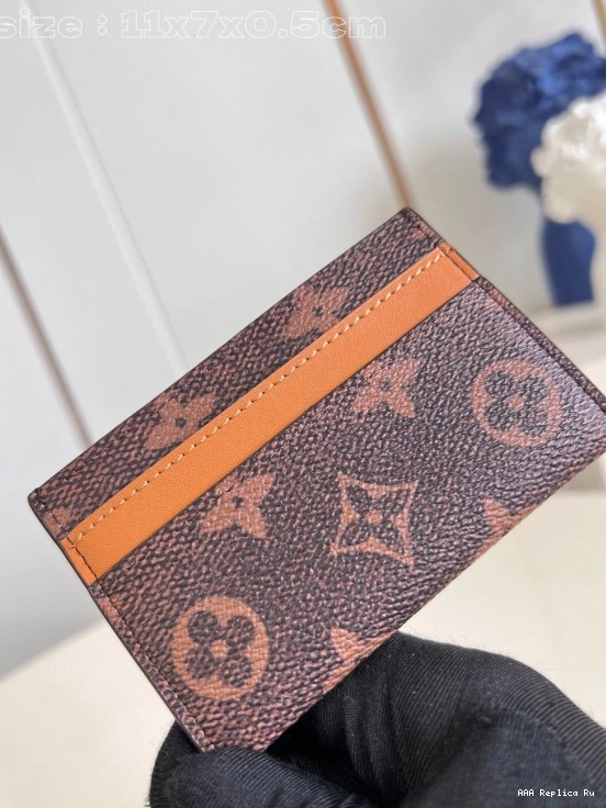 AAA Replica Ru VUITTON CARD LOUIS HOLDER-11*7*0.5cm 0802